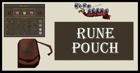 osrs rune pouch upgrade.